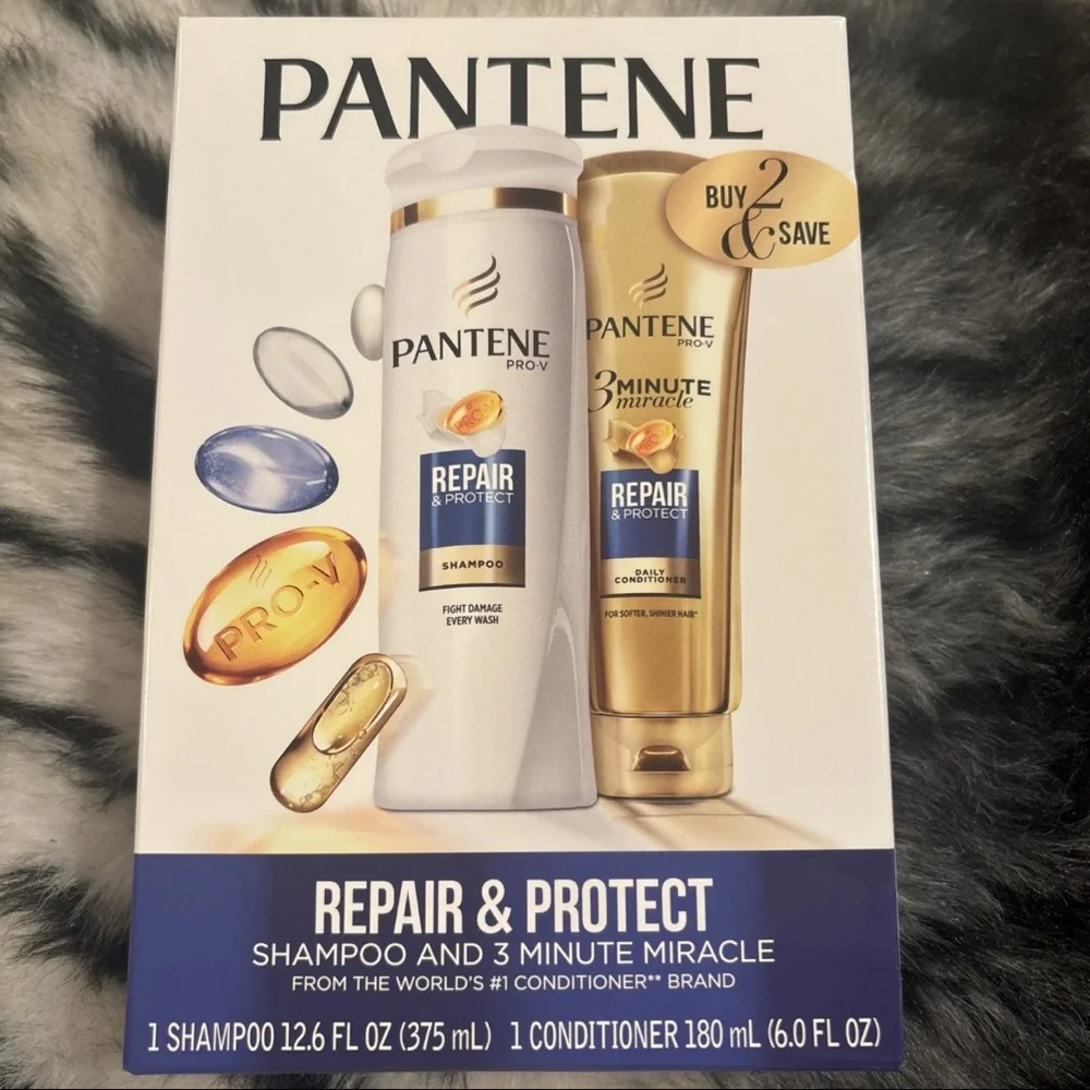 Repair & Protect Shampoo and Conditioner Set - White and Gold
